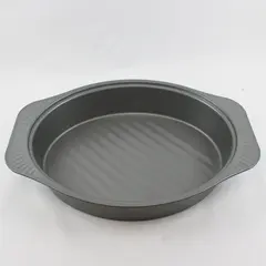 Unbranded Solid Gray Stainless Steel Oval Turkey Roasting Pan Bakeware No Lid