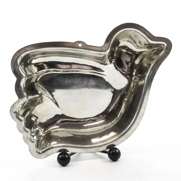 Unbranded Lrg Silver Color Dove Bird Shaped Mold Chocolate/Bakeware 12.75" Long
