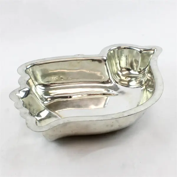 Unbranded Lrg Silver Color Dove Bird Shaped Mold Chocolate/Bakeware 12.75" Long