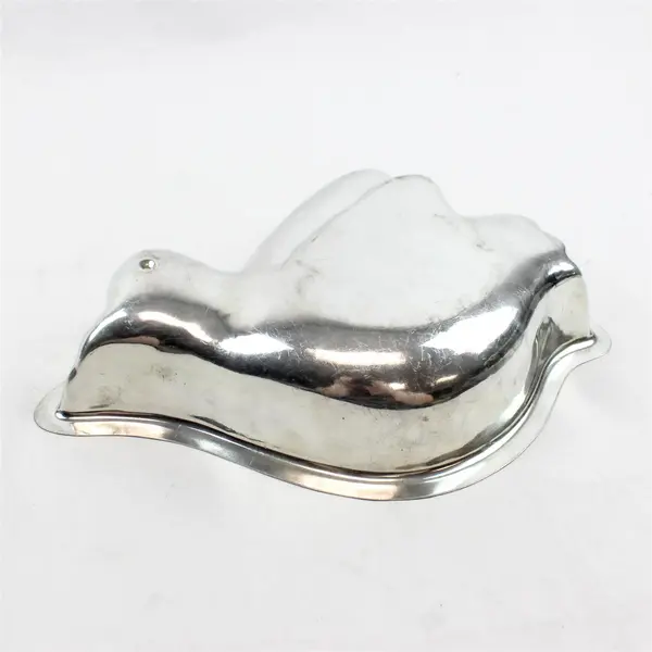 Unbranded Lrg Silver Color Dove Bird Shaped Mold Chocolate/Bakeware 12.75" Long