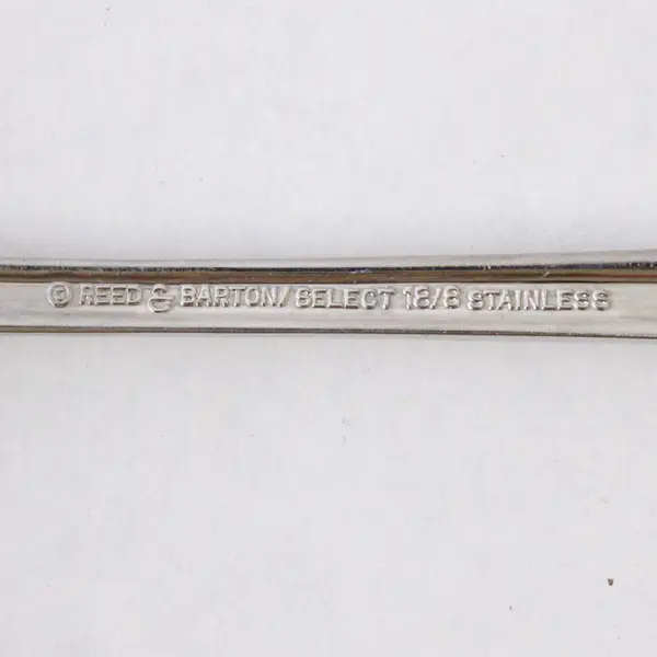 Reed & Barton Esteril Stainless Steel Sugar Shell Spoon 6-3/8"