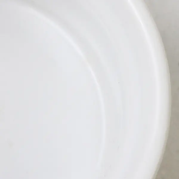 Lot Of 2 Cordon Bleu BIA Matching White Round Ceramic Ramekins 3.75" Diameter