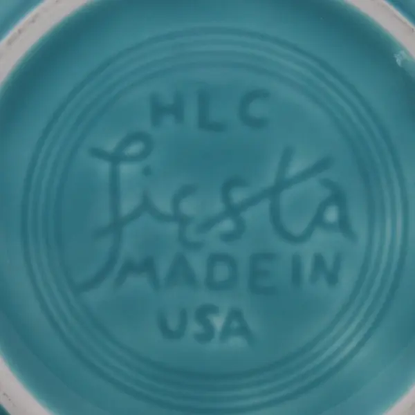 Set of 4 Homer Laughlin  Fiesta Turquoise  Coupe Cereal Bowls 7"