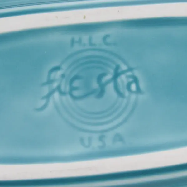 Homer Laughlin FiestaWare  1/4 LB Turquoise Covered Butter Dish