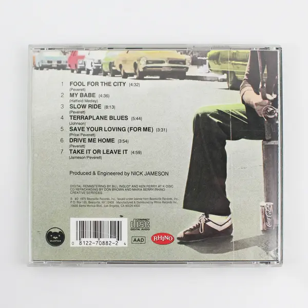 Fool for the City by Foghat CD and Jewel Case 1975