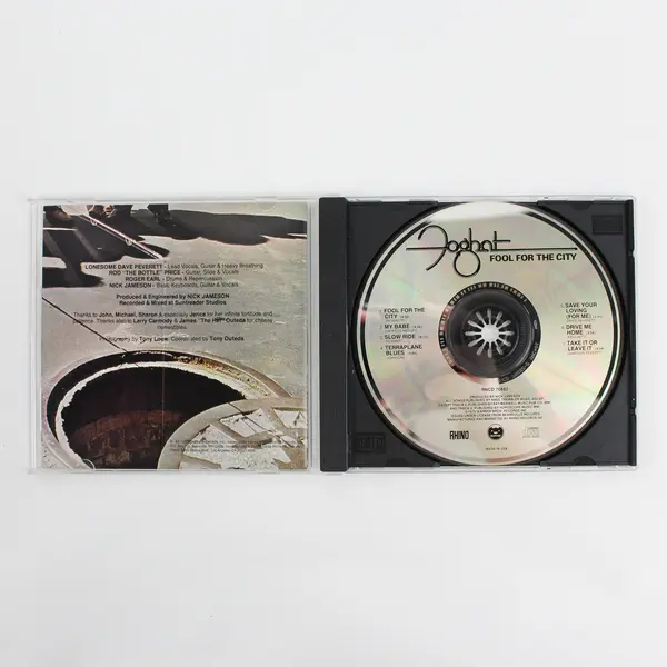 Fool for the City by Foghat CD and Jewel Case 1975