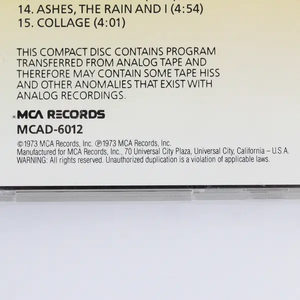 The James Gang 15 Greatest Hits MCA Records CD 1973