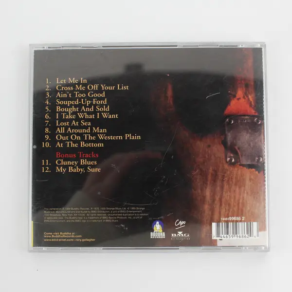 Against the Grain by Rory Gallagher 1999 CD Buddha Records