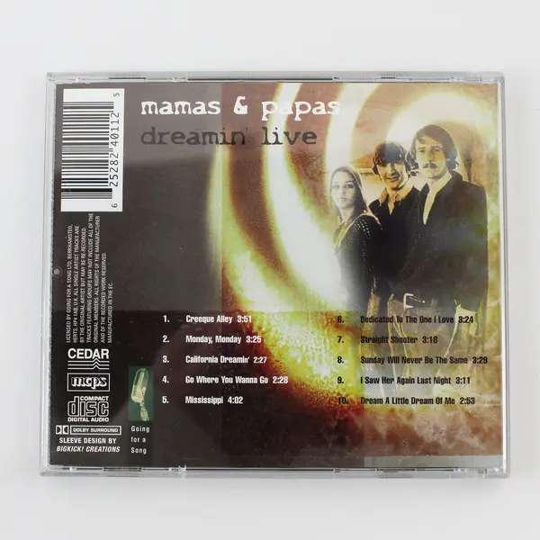 Dreamin' Live by The Mamas & The Papas CD 2000 
