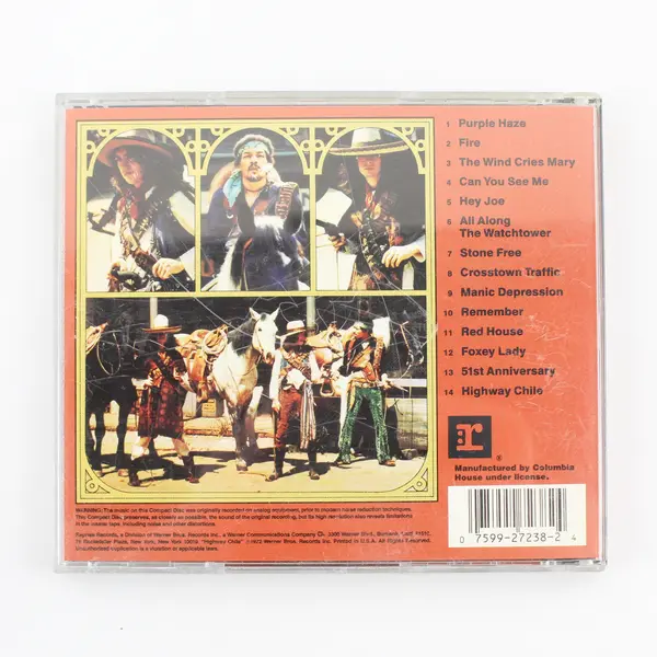 Jimi Hendrix Experience Smash Hits CD Reprise Used