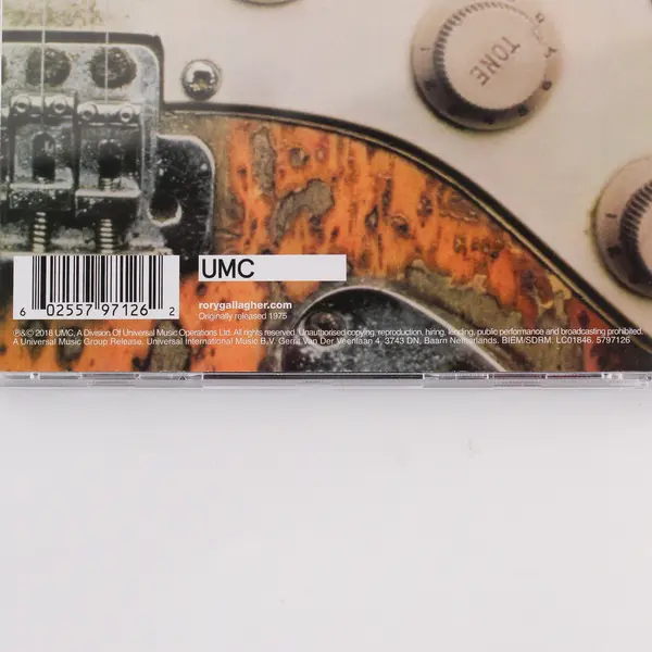 Against the Grain by Rory Gallagher 2018 CD Album UMC