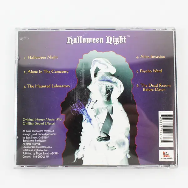 Halloween Night Haunted House Original Horror Music CD 1997