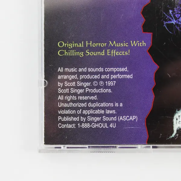 Halloween Night Haunted House Original Horror Music CD 1997