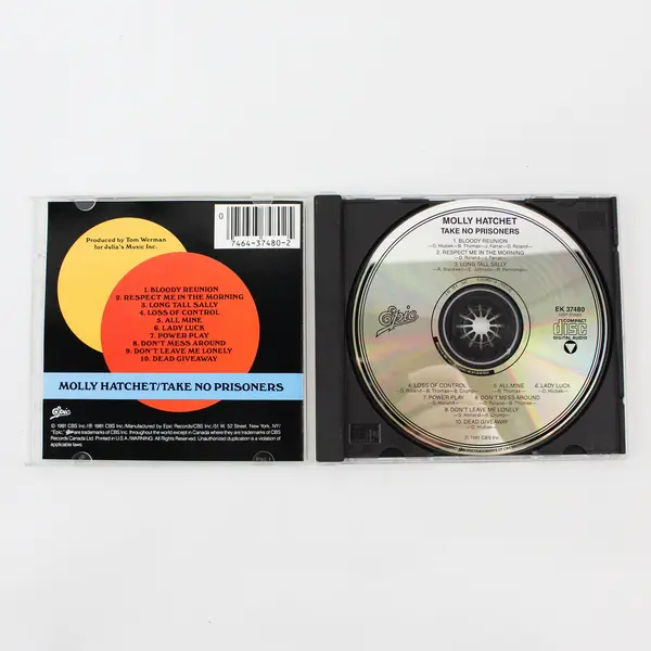 Molly Hatchet Take No Prisoners 1981 Rare CD Epic Records