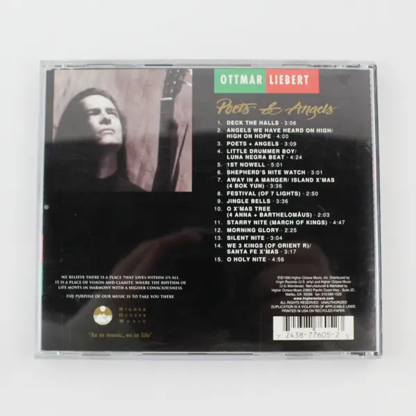 Poets & Angels by Ottmar Liebert CD 1990 Higher Octave Music