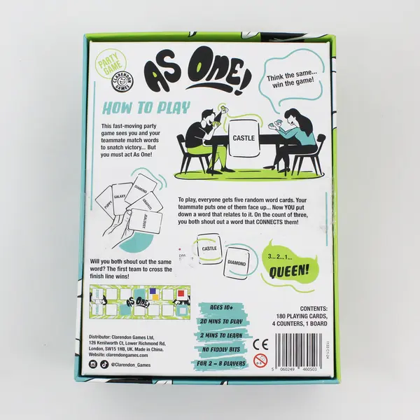 As One! Party Game #1133 C1-24 Clarendon Games Ltd. 