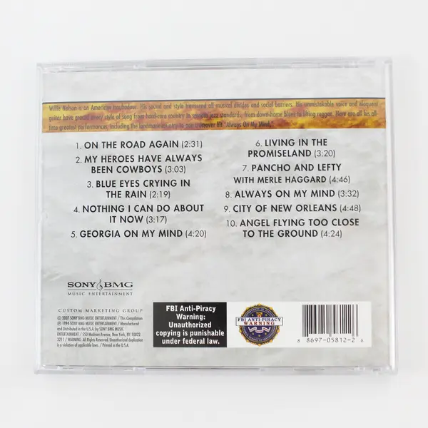 Super Hits by Willie Nelson 2007 CD Compilation Sony BMG Entertainment