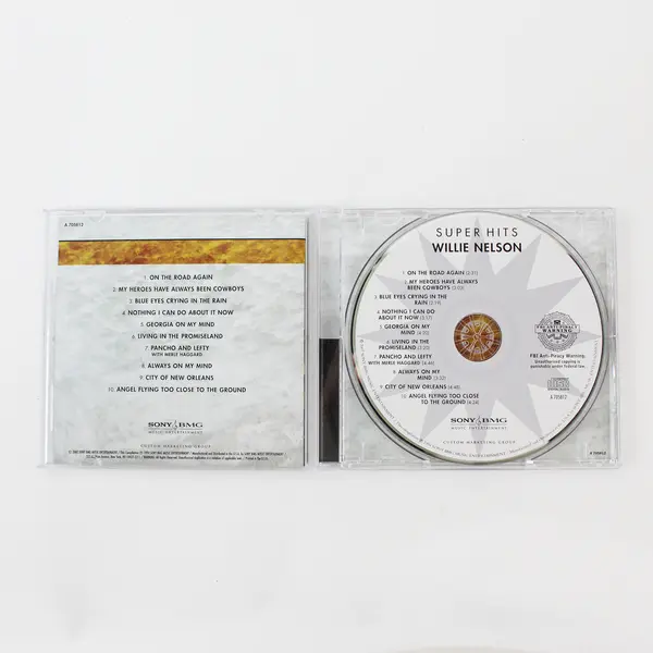 Super Hits by Willie Nelson 2007 CD Compilation Sony BMG Entertainment