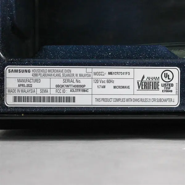 Samsung ME19R7041FS Stainless Steel Over-the-Range Microwave