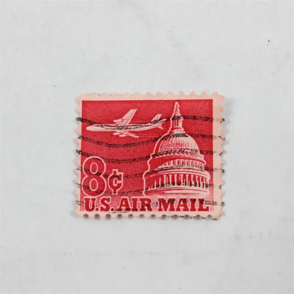 Lot Of 6 Yugoslavia Poland Russia United States Stamps Used Original Gum