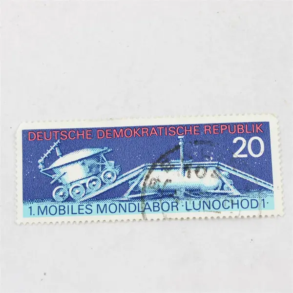 Lot Of 5 Germany DDR Space Stamps Mint CTO OG 1970s