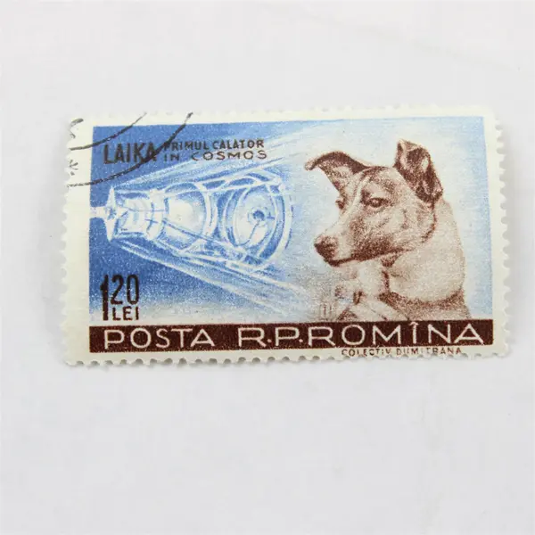 Lot Of 2 Romania Laika Dog In Space Stamps Very Good Condition CTO OG