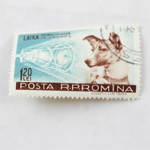 Lot Of 2 Romania Laika Dog In Space Stamps Very Good Condition CTO OG