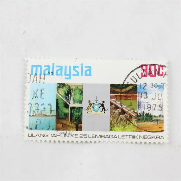Lot Of 6 Malaysia Mixed Stamps 1950s-1970s