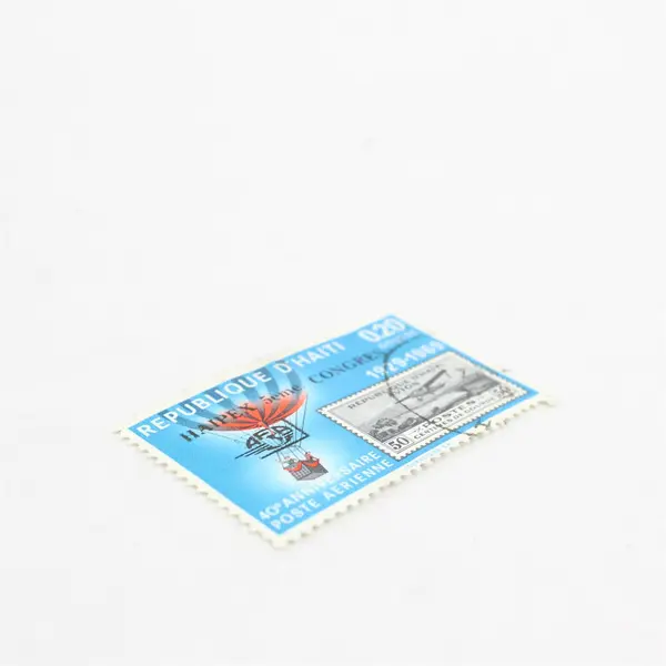 Lot Of 2 Haiti Airmail 40th Anniversary Stamps Used 1969 Haipex Interpex Cancels