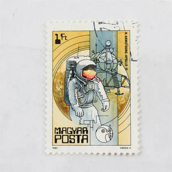 Lot Of 5 Hungary Space Exploration Stamps Canceled To Order 1982