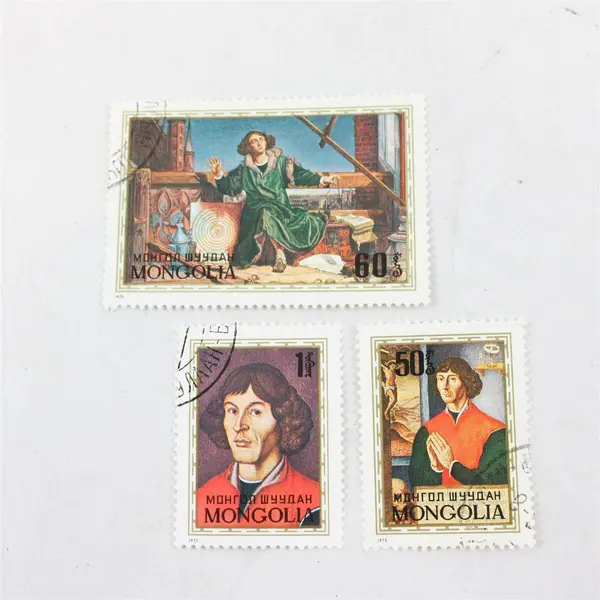 Lot Of 3 Mongolia Nicolaus Copernicus Stamps Mint Canceled To Order 1973