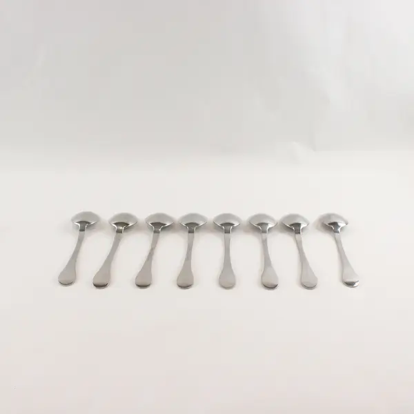 Lot of 8 IKEA Stainless Steel Dining Place Spoons Soup Spoons