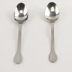 Lot of 2 IKEA Dining Stainless Steel Teaspoons Flatware Silverware Pieces