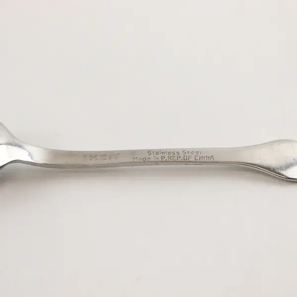 Lot of 2 IKEA Dining Stainless Steel Teaspoons Flatware Silverware Pieces