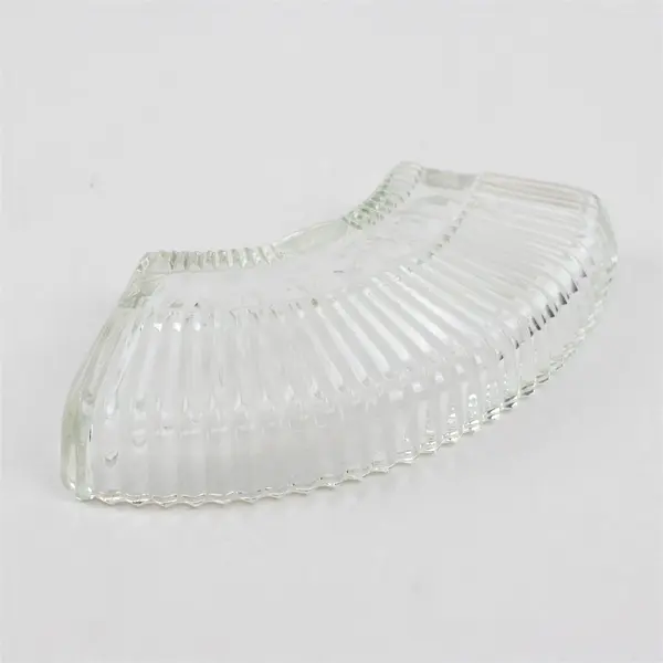 Vintage Pressed Crystal Hors d'Oeuvre Serving Dish Clear