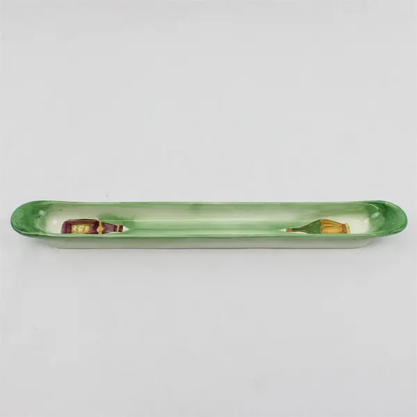 Vintage Jay Import Co. Long Narrow Ceramic Olive Dish 15.5in