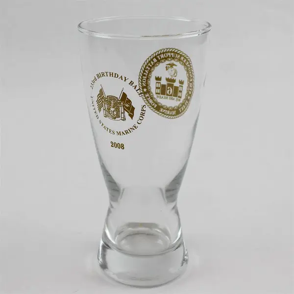Clear 6th Engineer Support Battalion Fleet Marine Force Beer Glass - USMC