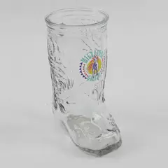 Vintage Wildhorse Saloon Nashville Clear Glass Cowboy Boot Mug