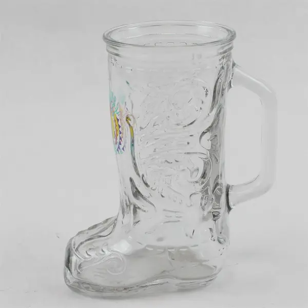Vintage Wildhorse Saloon Nashville Clear Glass Cowboy Boot Mug