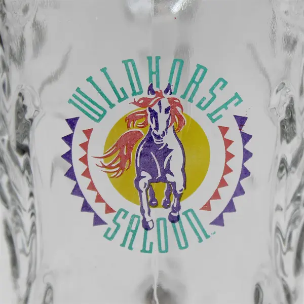 Vintage Wildhorse Saloon Nashville Clear Glass Cowboy Boot Mug