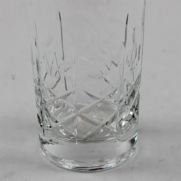 Vintage Cut Glass Highball Glass 5.75in Tall - Classic Barware