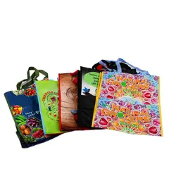 Mixed Lot of 5 Reusable Grocery Shopping Bags