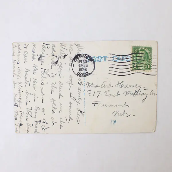 Lot Of 2 1920s Colorado Color Litho Postcards Cliff House Manitou Pikes Peak