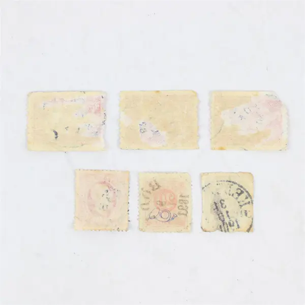 Lot Of 6 Mixed Sweden 10/20/15 Ore Stamps Used 1900-1930s