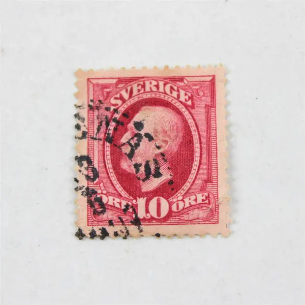 Lot Of 6 Mixed Sweden 10/20/15 Ore Stamps Used 1900-1930s