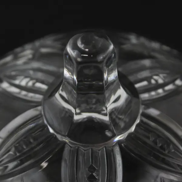  Cristal D'Arques-Durand Vincennes Footed Candy Dish & Lid