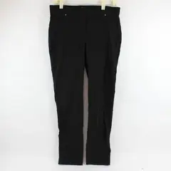 89th & Madison Textured Black Leopard Print Skinny Jeggings Women's Medium