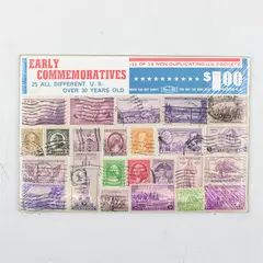 Vintage Honor Bilt US Early Commemoratives 25 Stamp Packet Sealed
