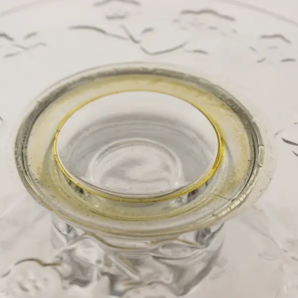 Vintage Anchor Hocking Savannah 12" Clear Glass Pedestal Cake Stand