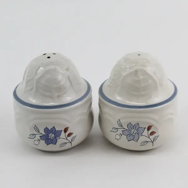 Cordella Bluet Stoneware Salt and Pepper Shaker Set